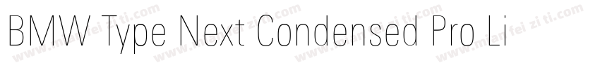 BMW Type Next Condensed Pro Light字体转换